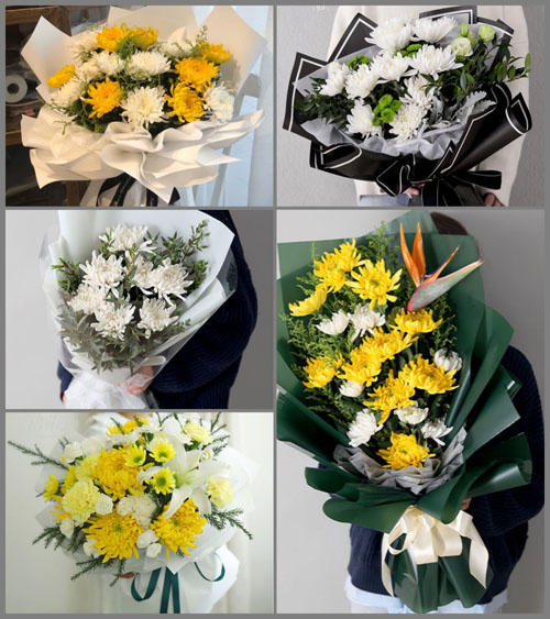 安徽安庆市岳西县白帽镇桥梁村白事花束代送